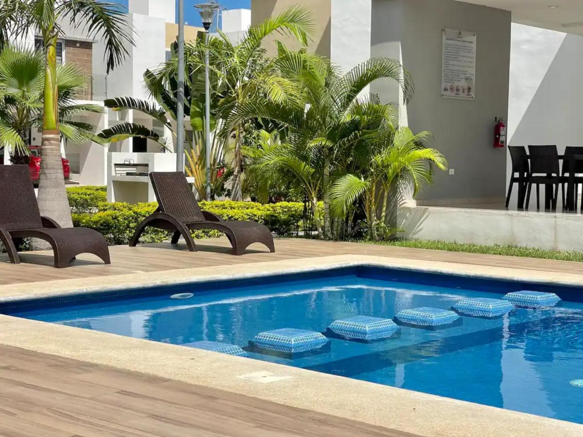 Casa Familiar Cerca De La Playa Con Terraza Privada Villa Cancún Exterior foto