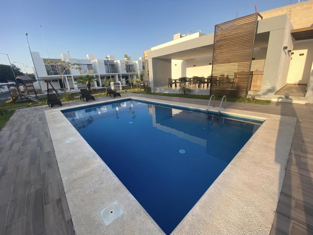 Casa Familiar Cerca De La Playa Con Terraza Privada Villa Cancún Exterior foto